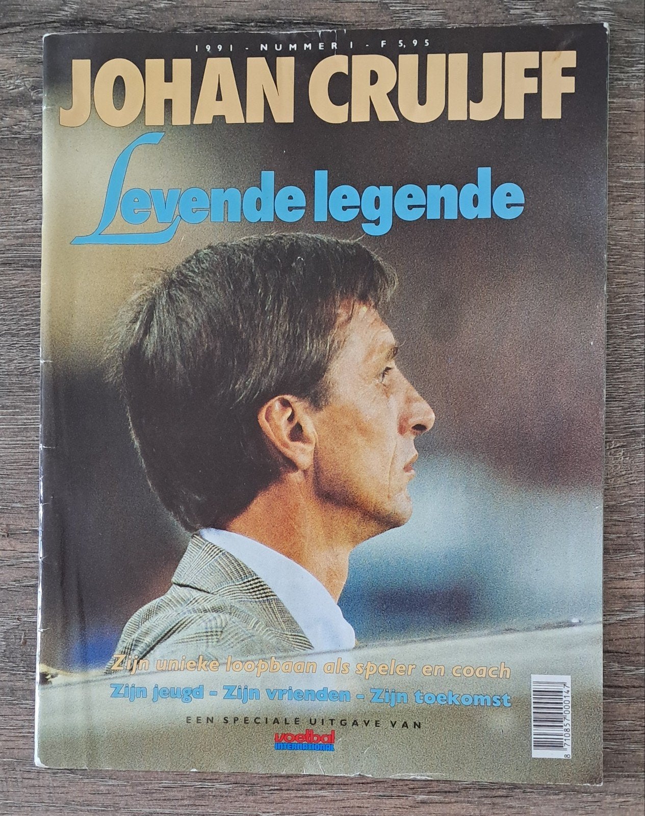 Johan Cruijff: Levende Legende - Voetbal International 1991, Verzamelen, Ophalen of Verzenden, Ajax