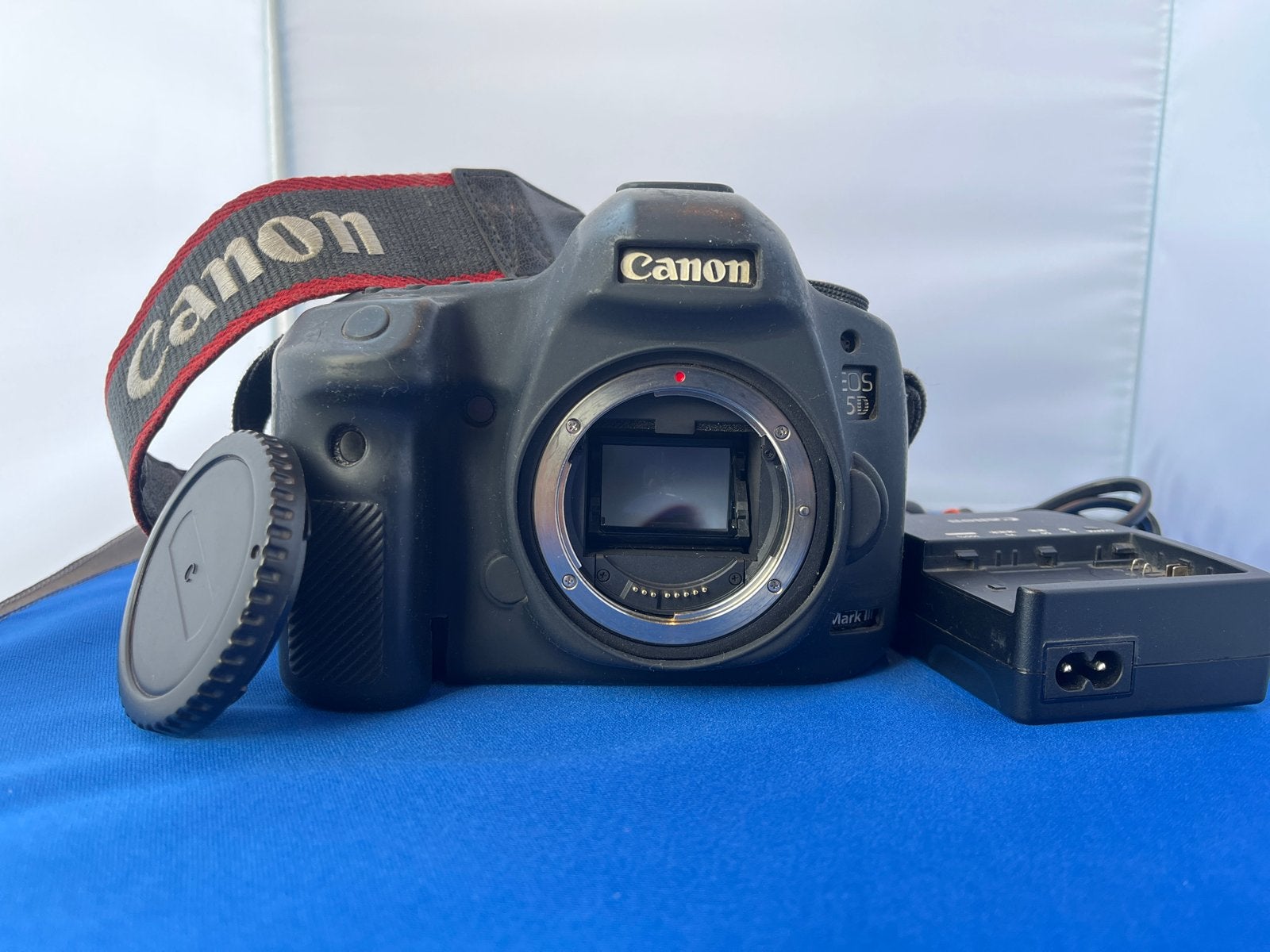 Canon EOS 5D Mark III spiegelreflexcamera met camera cover