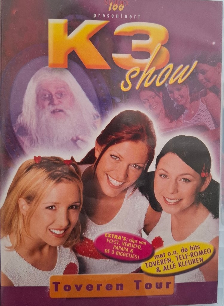 K3 Show Toveren Tour DVD - Krasvrij, Show, Alle leeftijden, Zo goed als nieuw, Familie