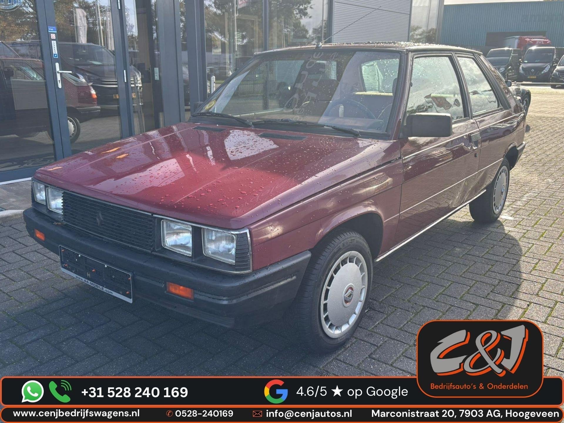Renault 11 Renault 11 B/C 37 3 deurs hatchback UNIEKE KILOME, Auto's, Voorwielaandrijving, Stof, Origineel Nederlands, Bedrijf