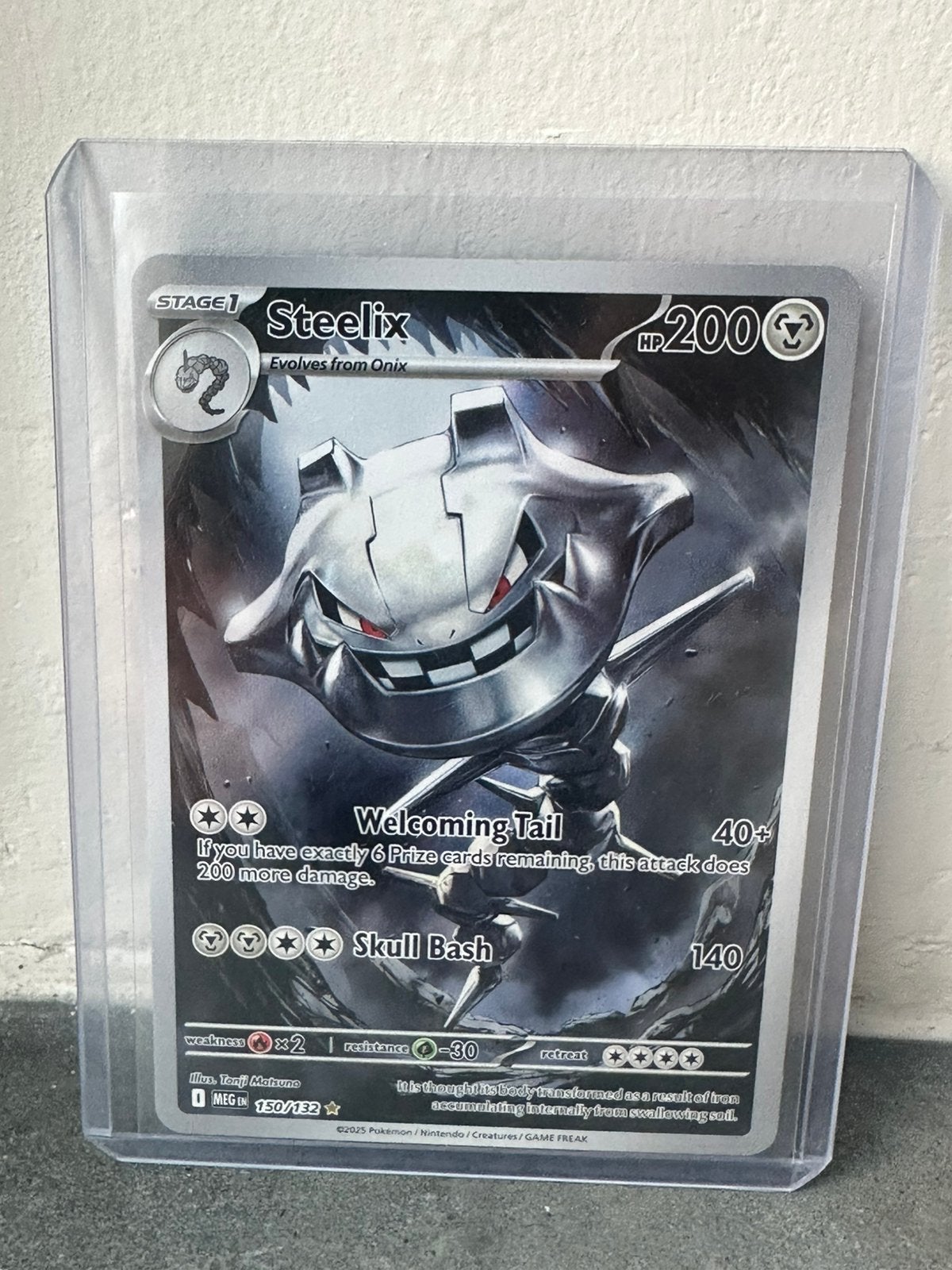 Steelix 150/132 Mega Evolution, Ophalen of Verzenden, Nieuw, Losse kaart