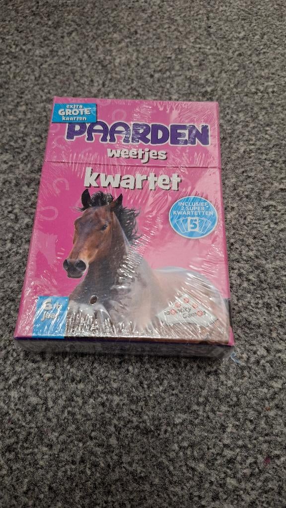 Identity games paarden kwartet, Drie of vier spelers, Ophalen of Verzenden, Nieuw, Identity Games