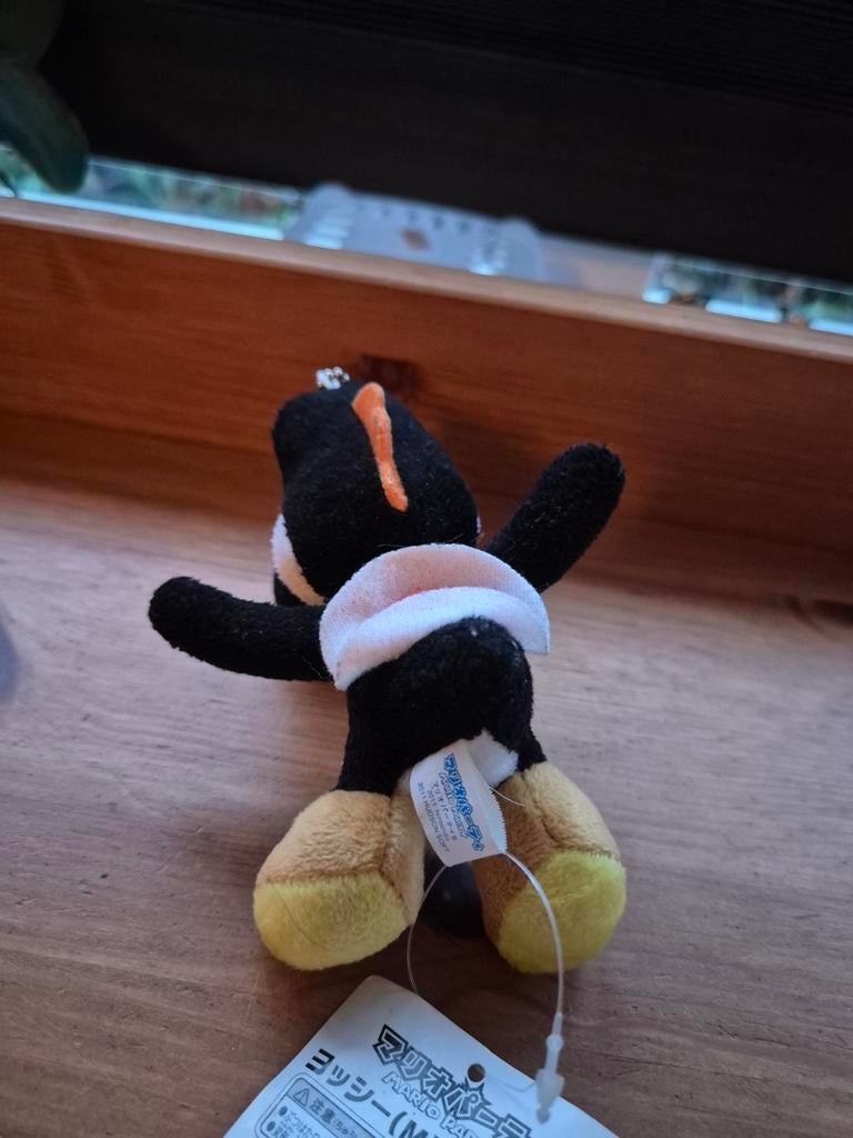 Zwarte Yoshi knuffeltje 11 cm, Ophalen of Verzenden