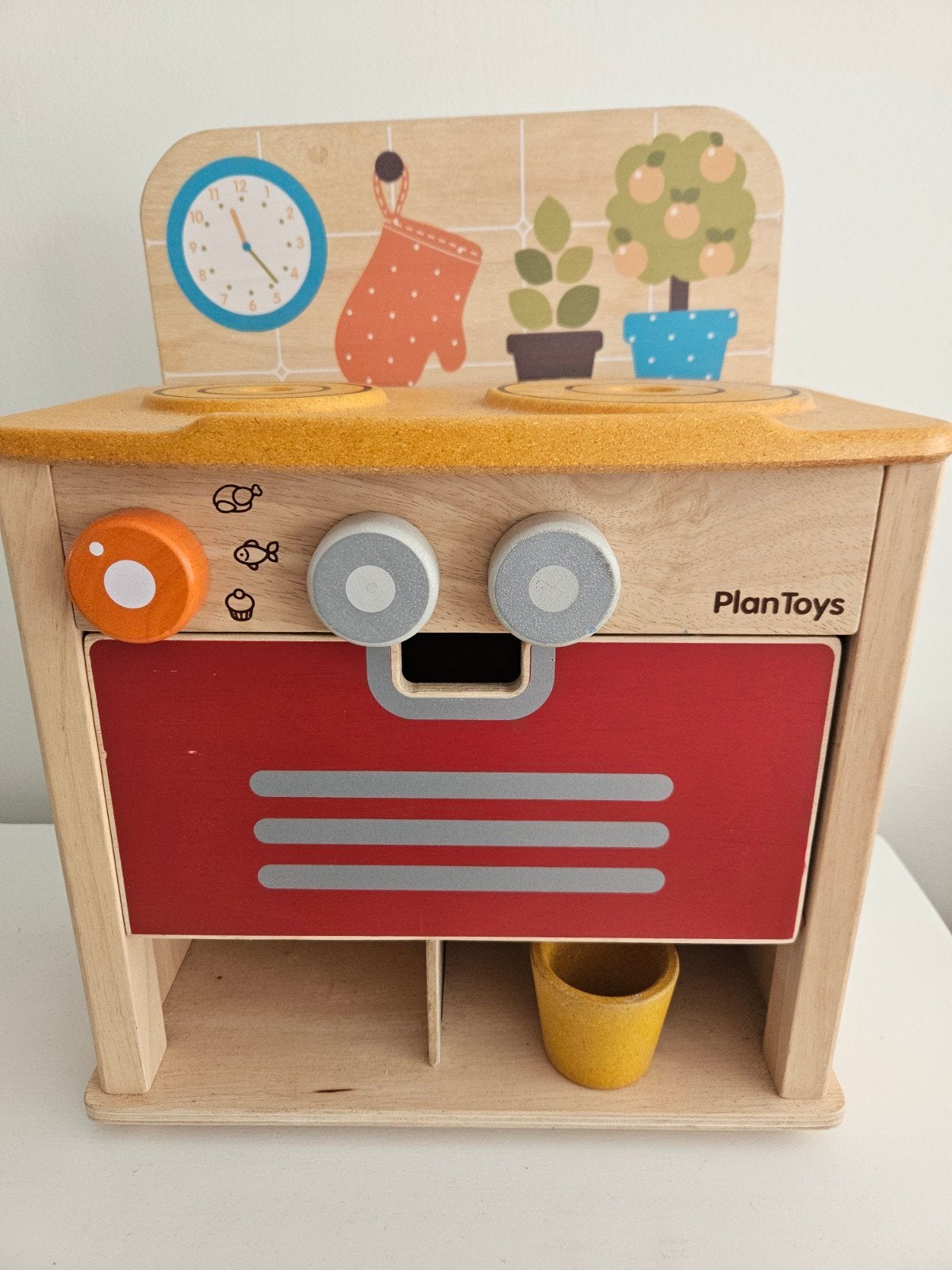 Houten Speelkeukentje voor Peuters - PlanToys, Ophalen, Zo goed als nieuw, Hout, Speelkeuken