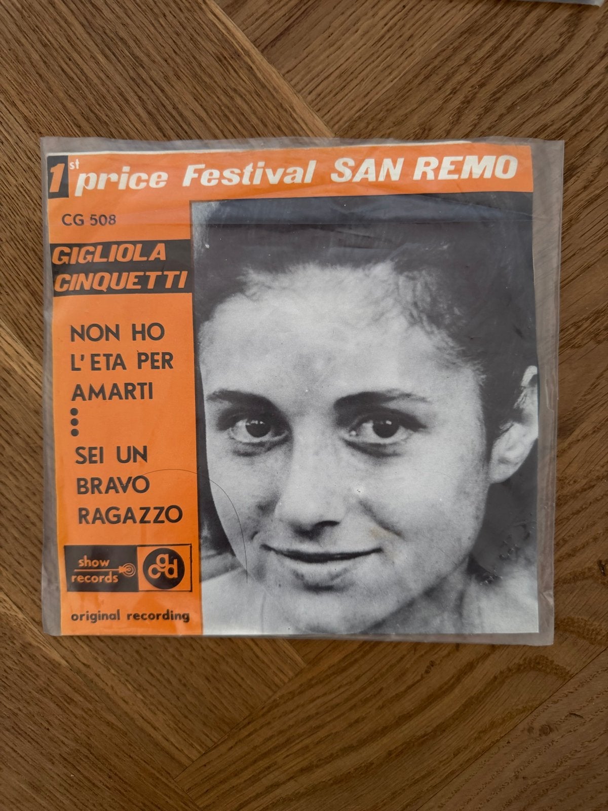 Gigliola Cinquetti - Non Ho L'Età Per Amarti (Single), Ophalen, Gebruikt, 7 inch, EP