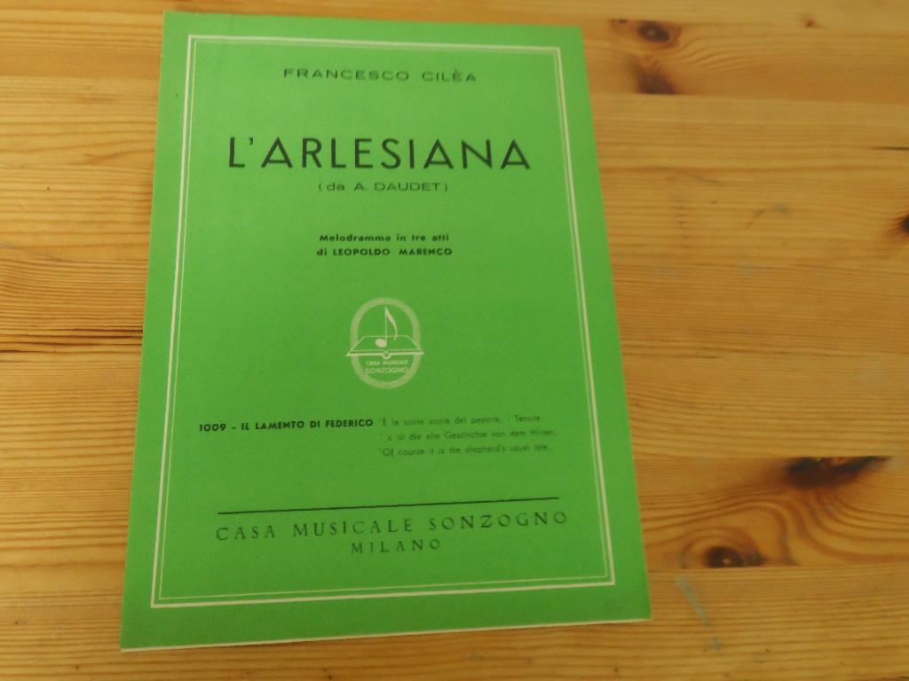 Francesco cilea - l'arlesiana, Muziek en Instrumenten, Zang, Gebruikt, Klassiek, Ophalen of Verzenden