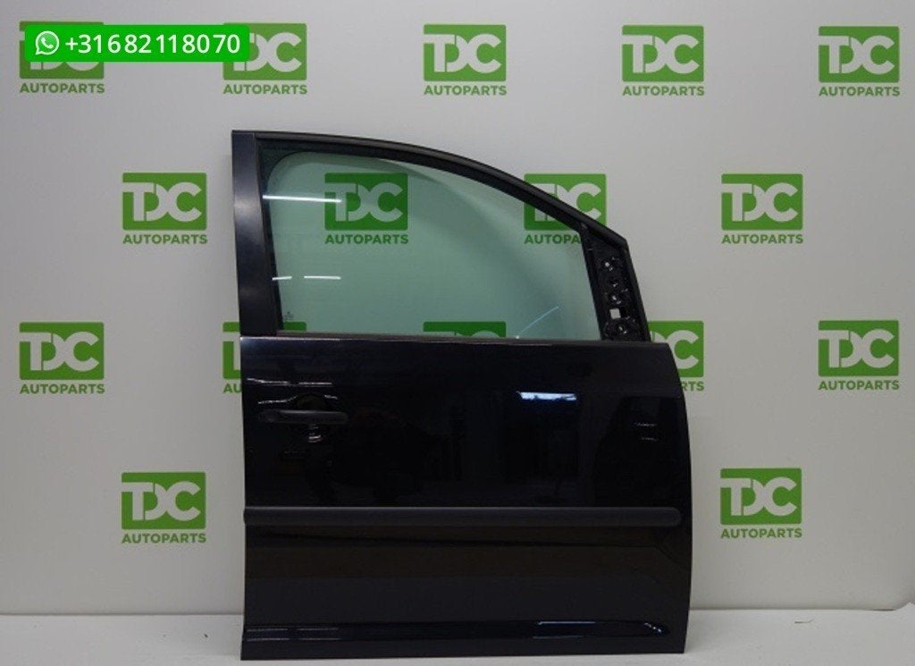 Volkswagen Caddy Bestel GP ('10-'15) Deur rechtsvoor zwart, Gebruikt, Ophalen of Verzenden, Volkswagen, Voor