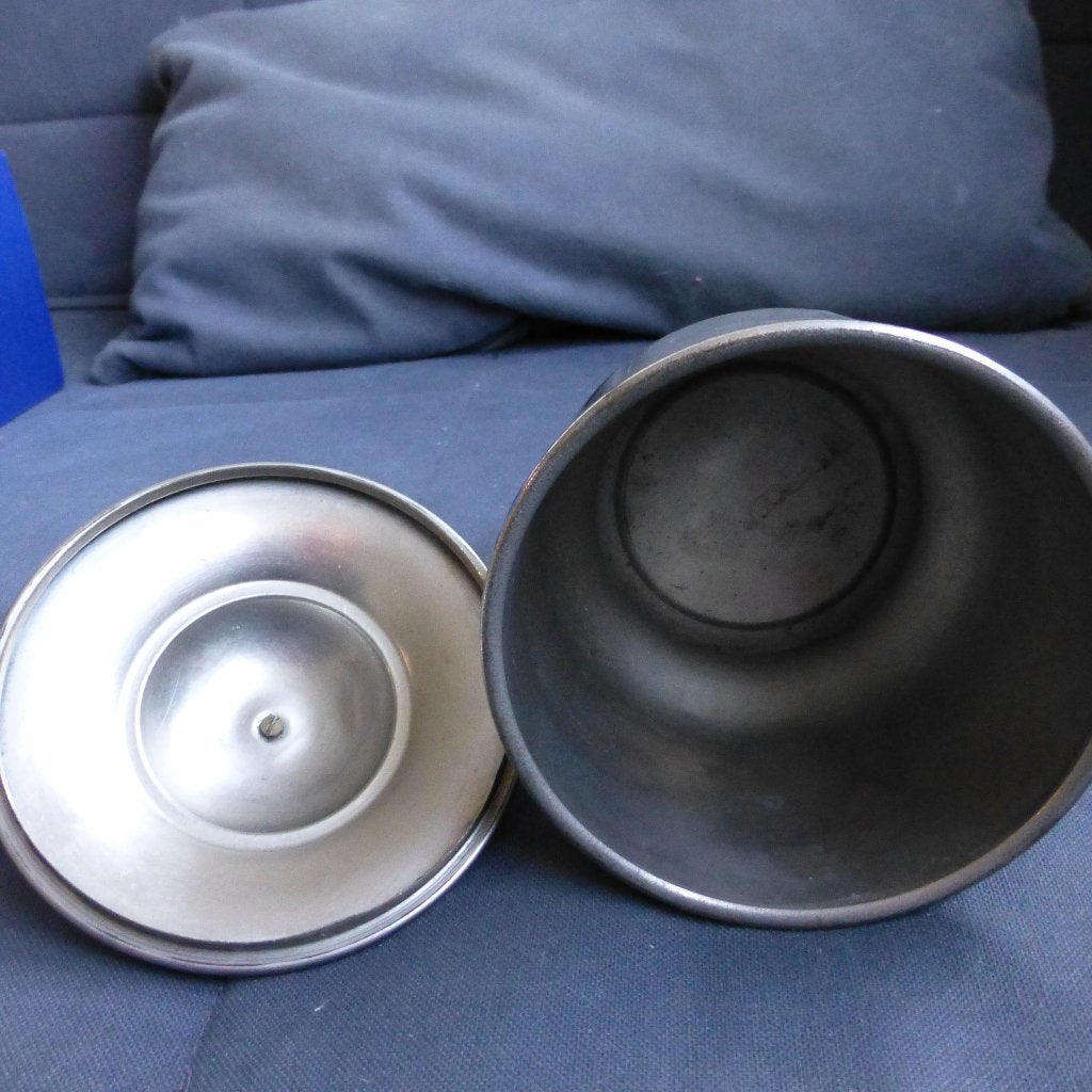 Sigarenpot Chroom, Ophalen of Verzenden, Gebruikt, Tabaksdoos of Verpakking