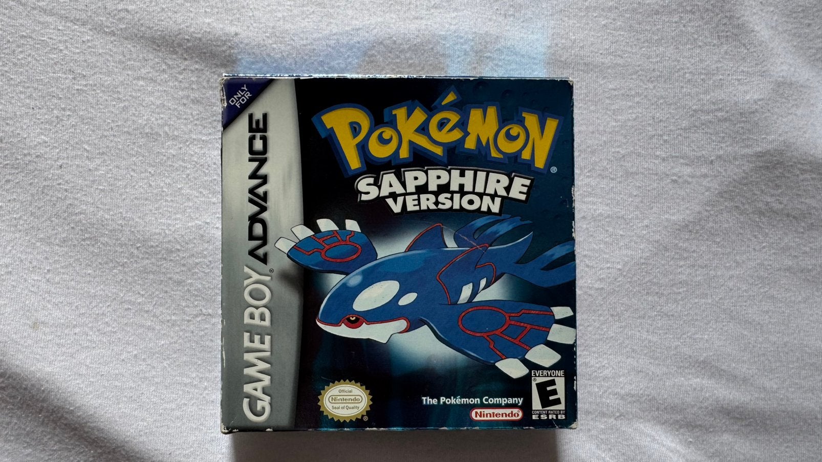 Pokemon Sapphire GBA Compleet €350, Spelcomputers en Games, Gebruikt, 1 speler, Ophalen of Verzenden, Role Playing Game (Rpg)