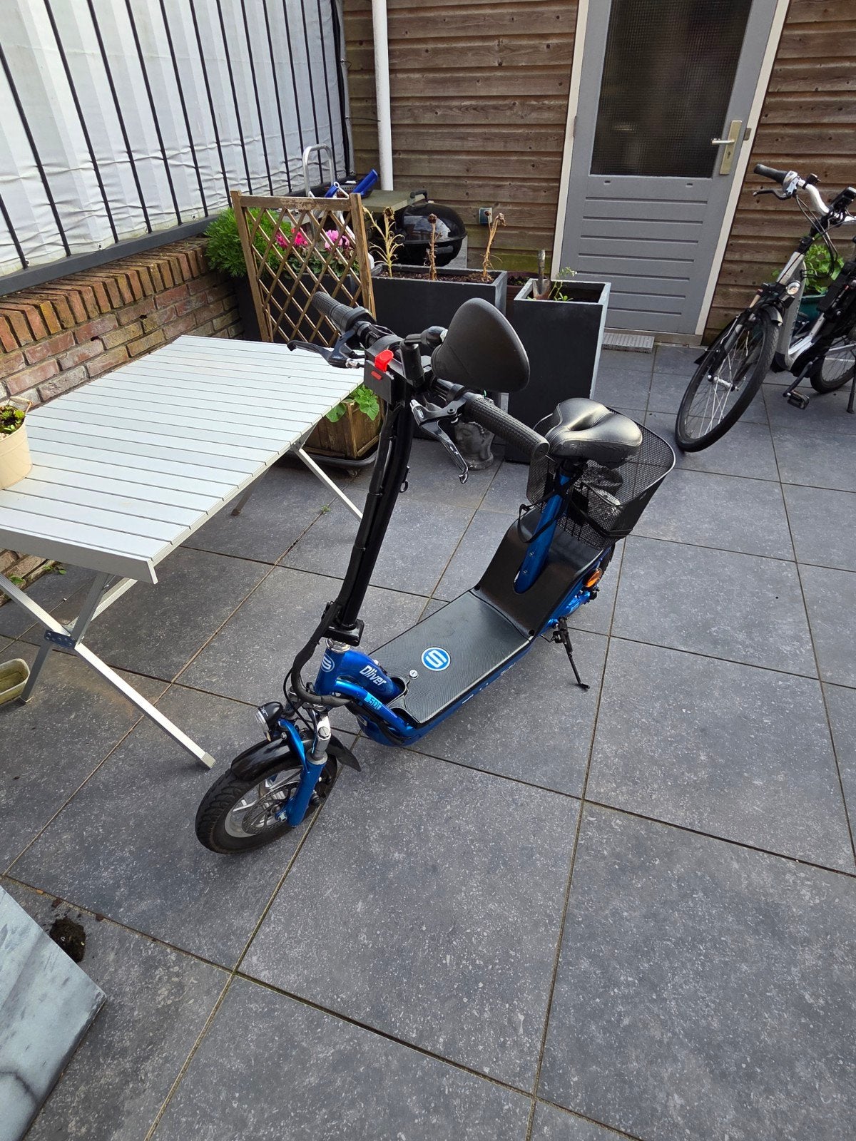 Oliver SFM 500 Elektrische Step - Blauw, goed uitziende step, Ophalen, Zo goed als nieuw, Elektrische step (E-scooter), Oliver