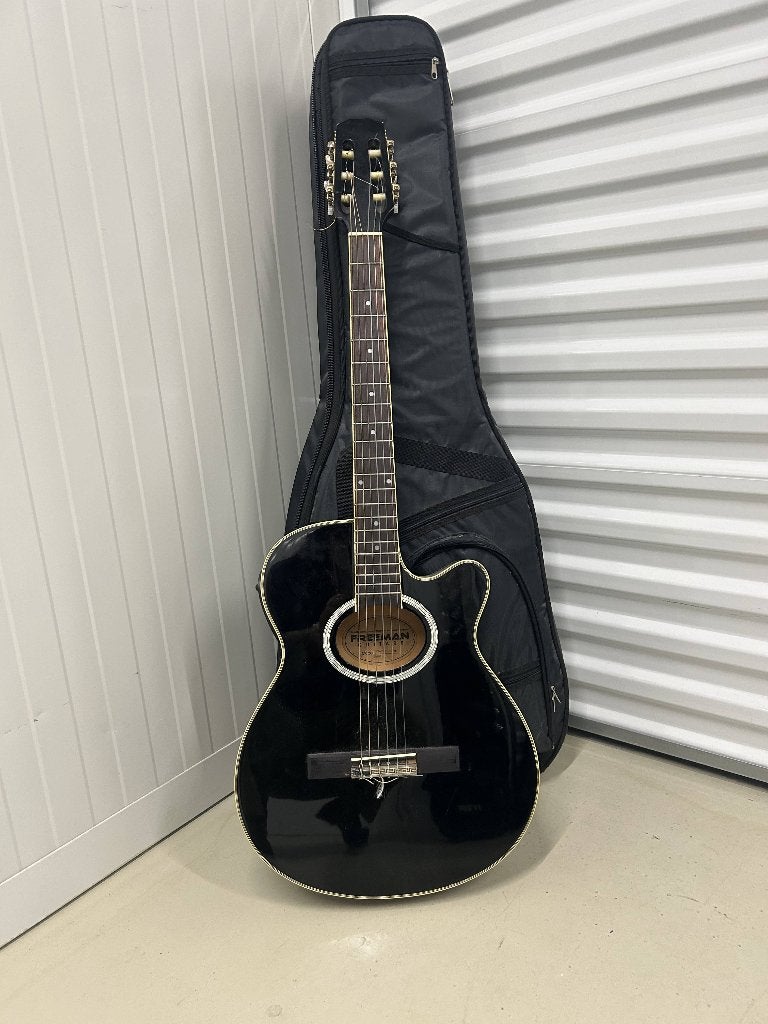 Guitar Freeman Guitars, Ophalen, Gebruikt, Klassieke of Spaanse gitaar, Met koffer
