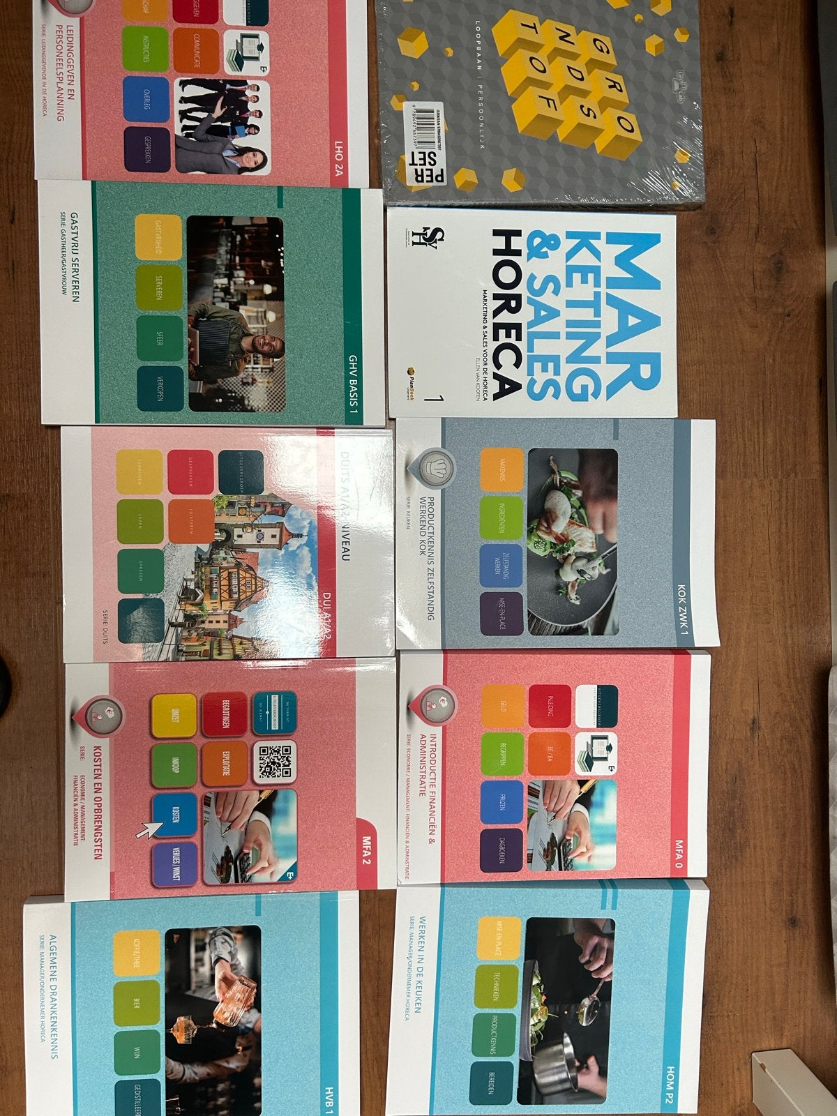 Diverse Horeca Studieboeken  nieuw, Ophalen of Verzenden, Gamma, Zo goed als nieuw, MBO