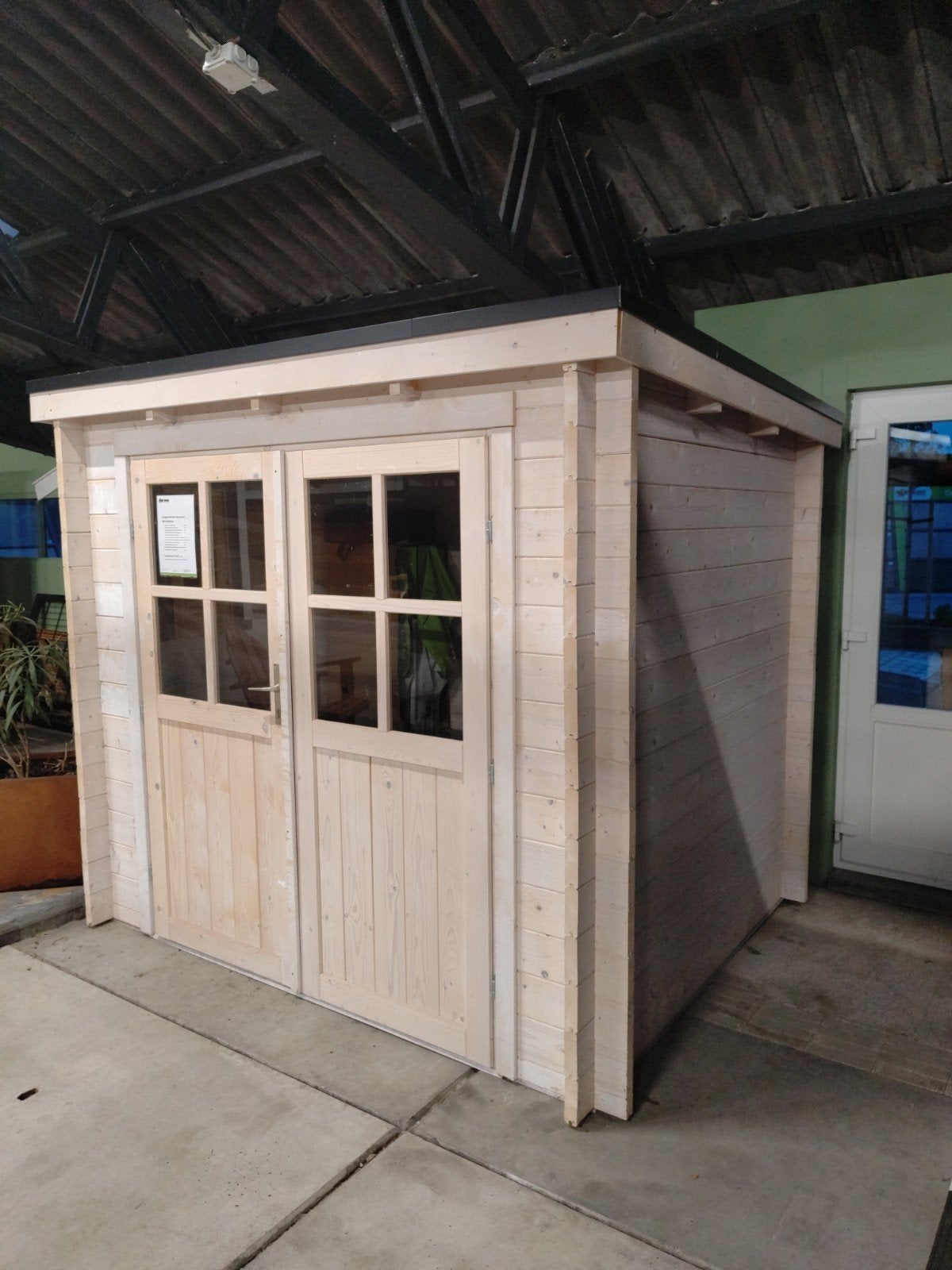 Nieuwstaat Showroommodel Blokhut Type Brussel 250x200cm, Ophalen, 200 tot 400 cm, 250 tot 500 cm, Blokhut