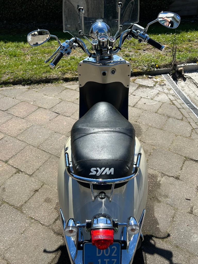 Scooter/snorfiets, Fietsen en Brommers, Snorfietsen en Snorscooters, Ophalen, Gebruikt, SYM, Benzine
