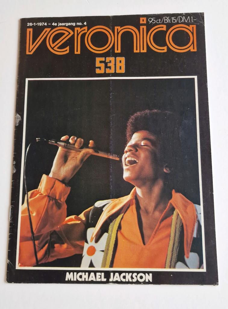Veronica Magazine 1974 Michael Jackson coverstory zeldzaam, Verzenden
