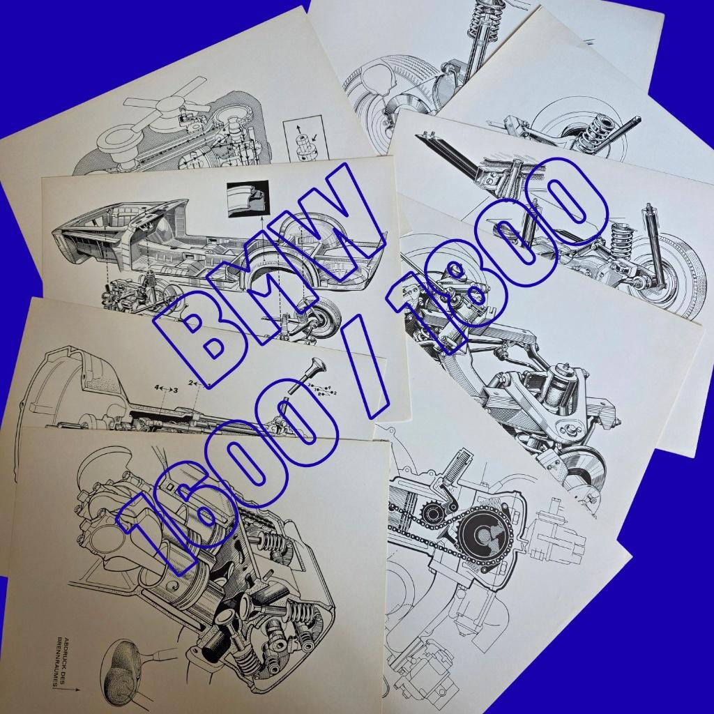 BMW 1600 / 1800 - Technische documentatie, Verzenden