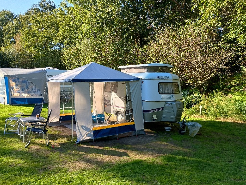 luifel pyramide  met zijwanden voor eriba 240 bij 240, Caravans en Kamperen, Ophalen, Zo goed als nieuw, Ten Cate All Season 240g/m2