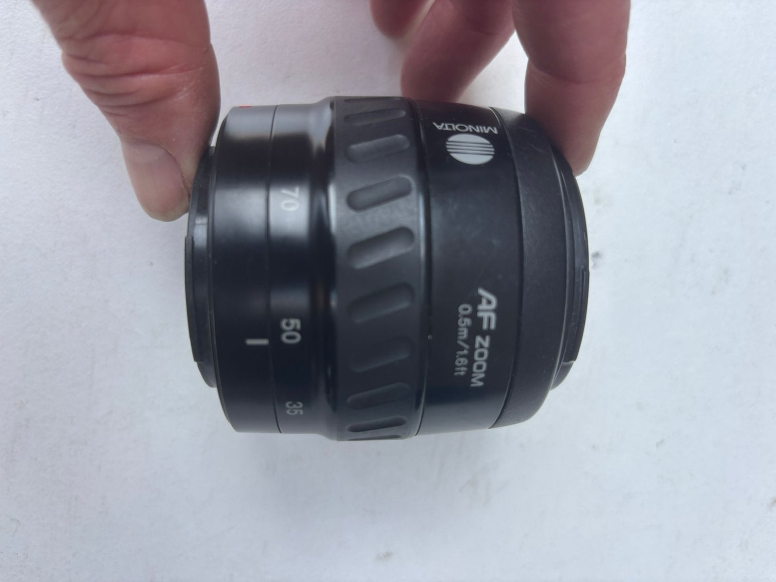 Minolta AF Zoom 35-70mm f/3.5-4.5 objectief een vintage lens, Audio, Tv en Foto, Fotografie | Lenzen en Objectieven, Ophalen of Verzenden