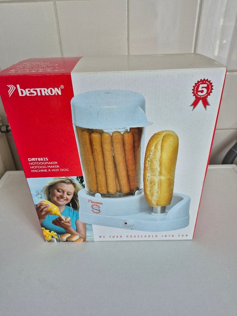 Bestron Hotdogmaker - Nieuw, Overige typen, Kunststof, Nieuw, Ophalen of Verzenden