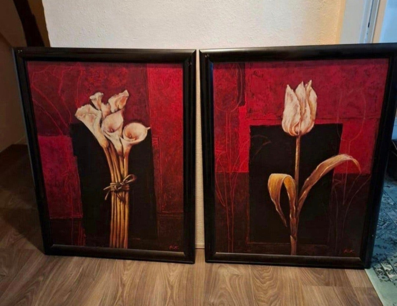 Twee schilderijen, Ophalen
