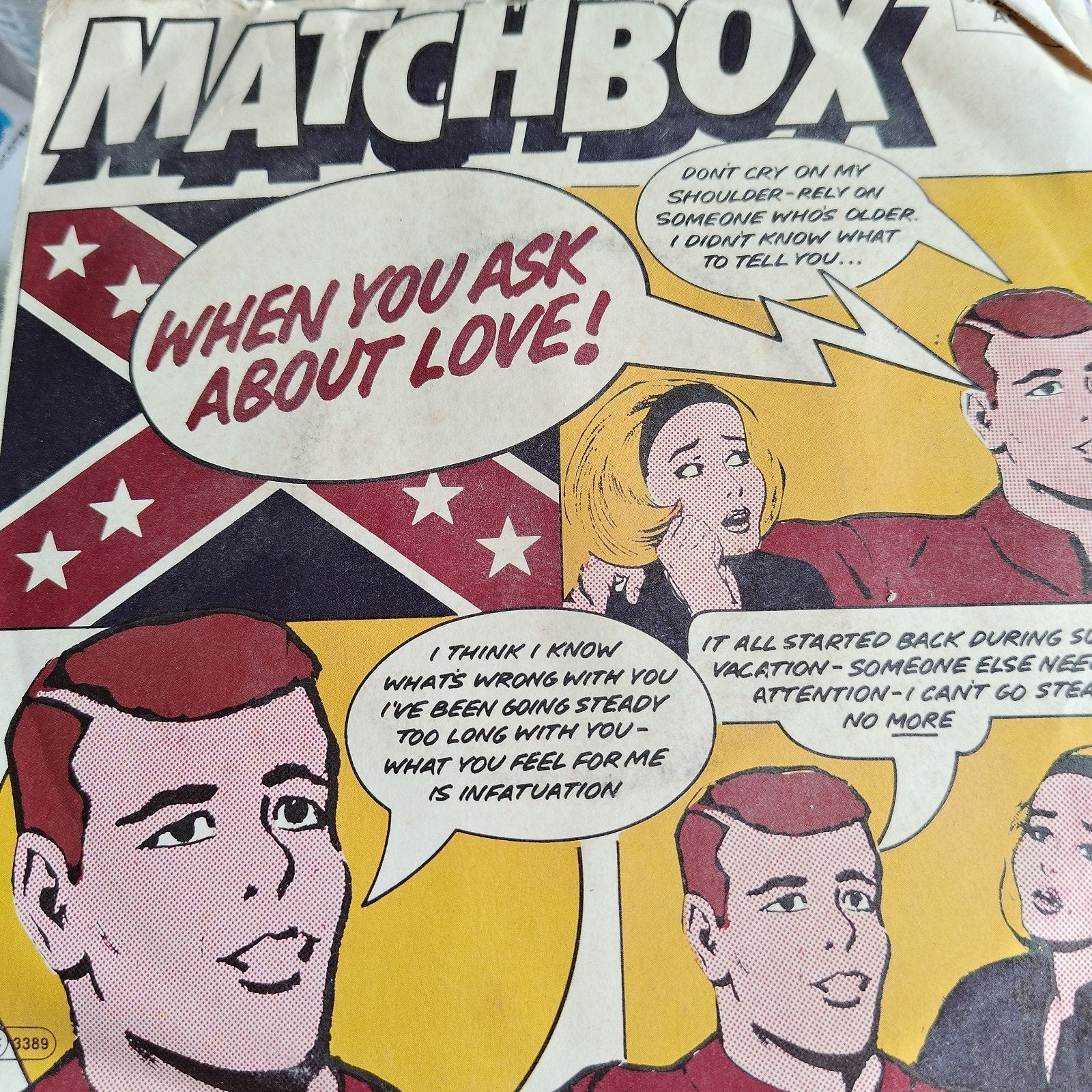 Matchbox - When You Ask About Love! (Single), Ophalen of Verzenden, Gebruikt, 7 inch