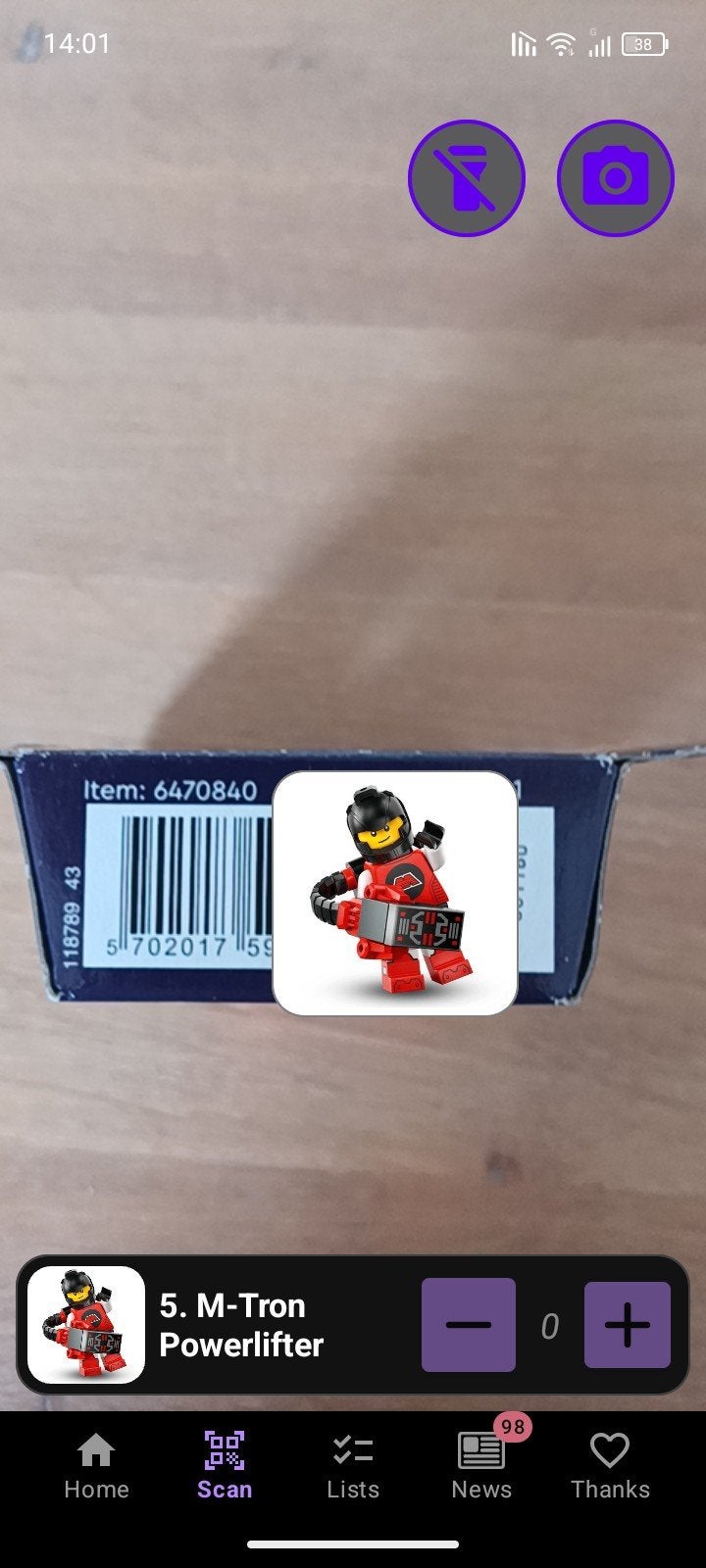 LEGO CMF series 26 M-Tron Powerlifter col440, Lego, Nieuw, Ophalen of Verzenden, Space