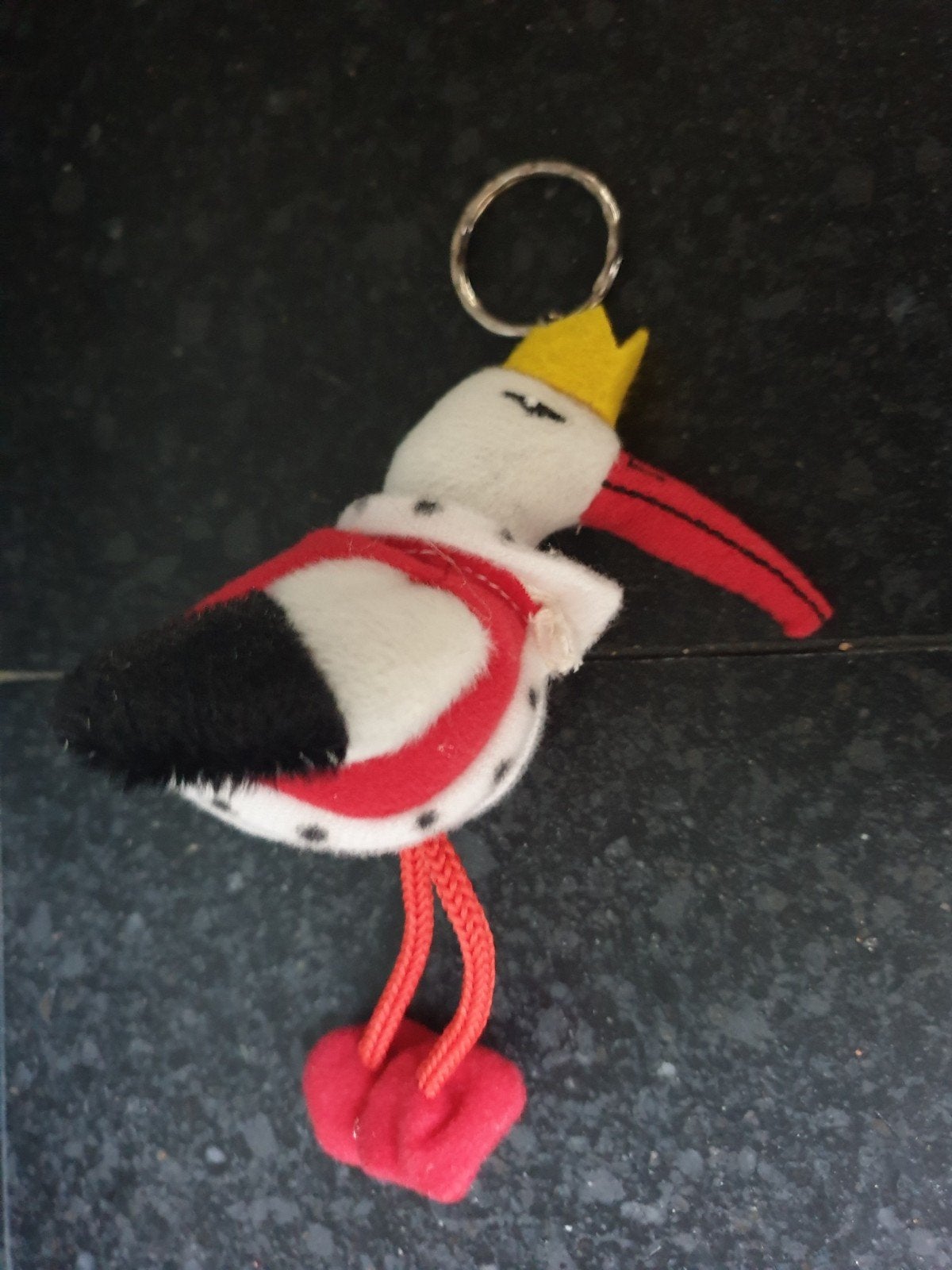 De Haagse Ooievaar Sleutelhanger - Koning, Verzamelen, Sleutelhangers, Ophalen of Verzenden, Nieuw, Knuffel of Figuurtje
