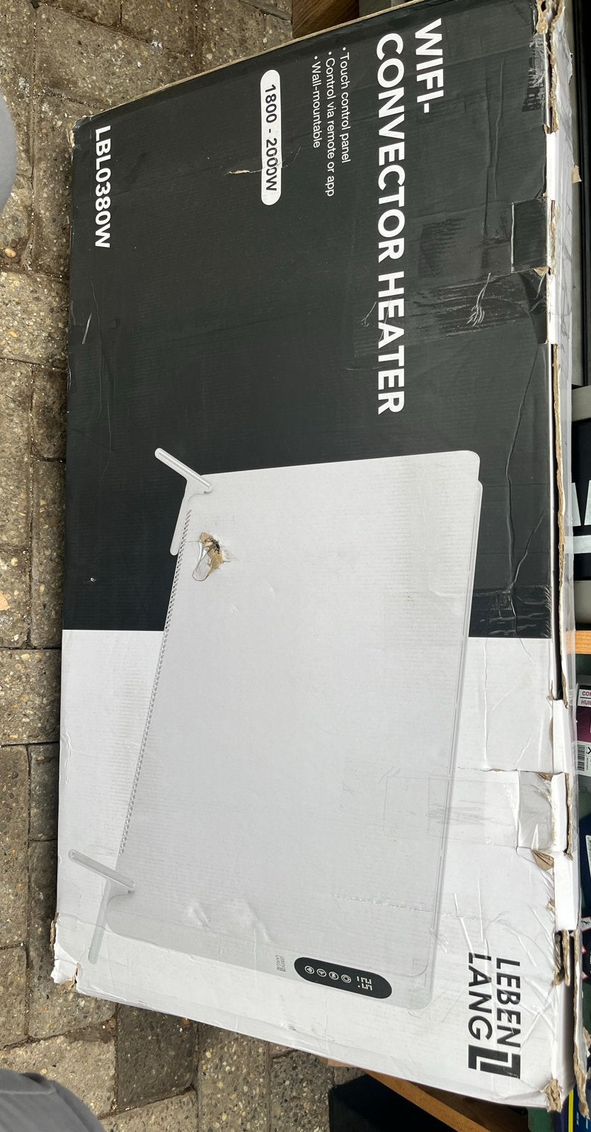 LEBEN LANG WiFi Convector Kachel 1800-2000W, Ophalen, Zo goed als nieuw, Elektrisch, Overige soorten