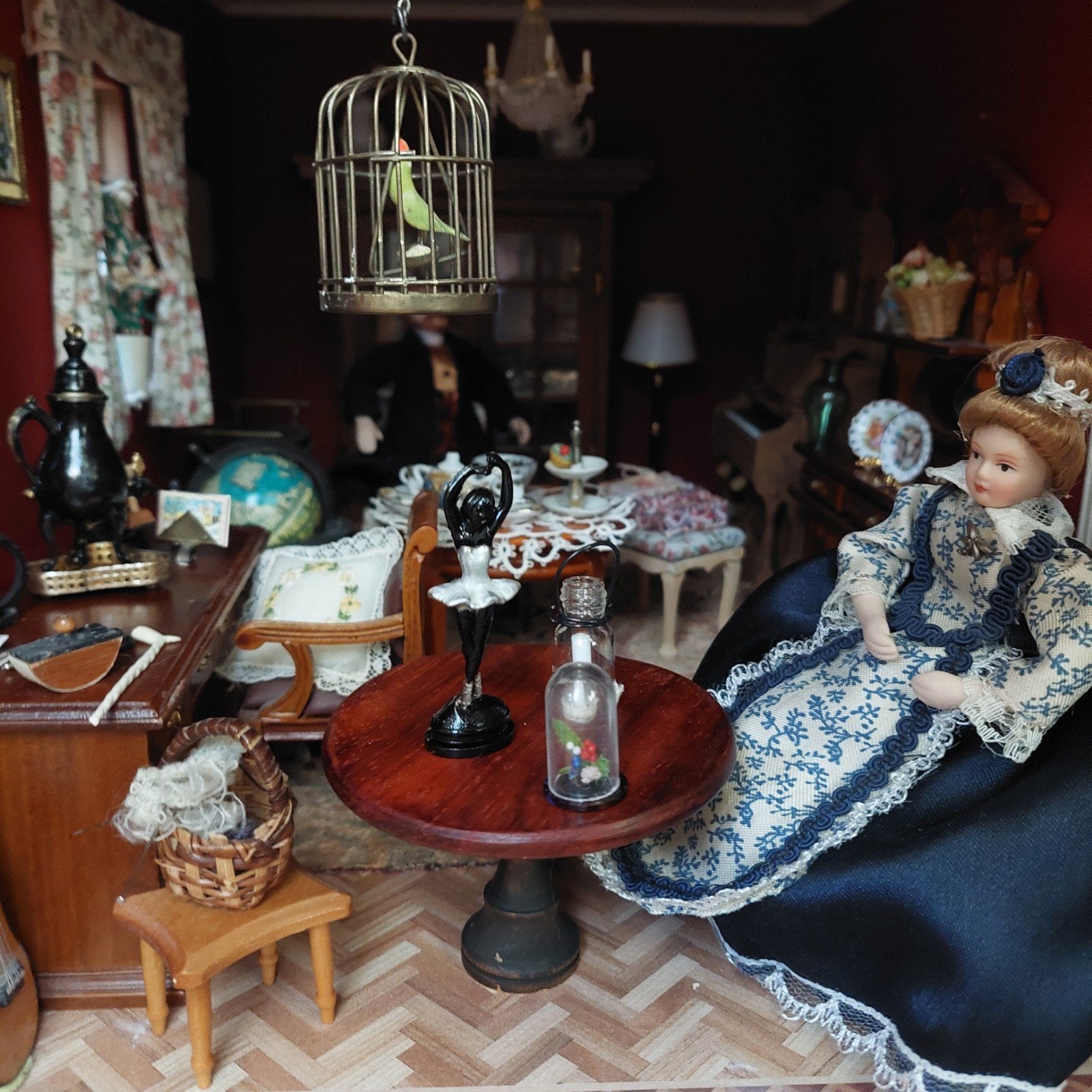 kaars in glas voor poppenhuis, Verzamelen, Ophalen of Verzenden, Nieuw, Poppenhuis