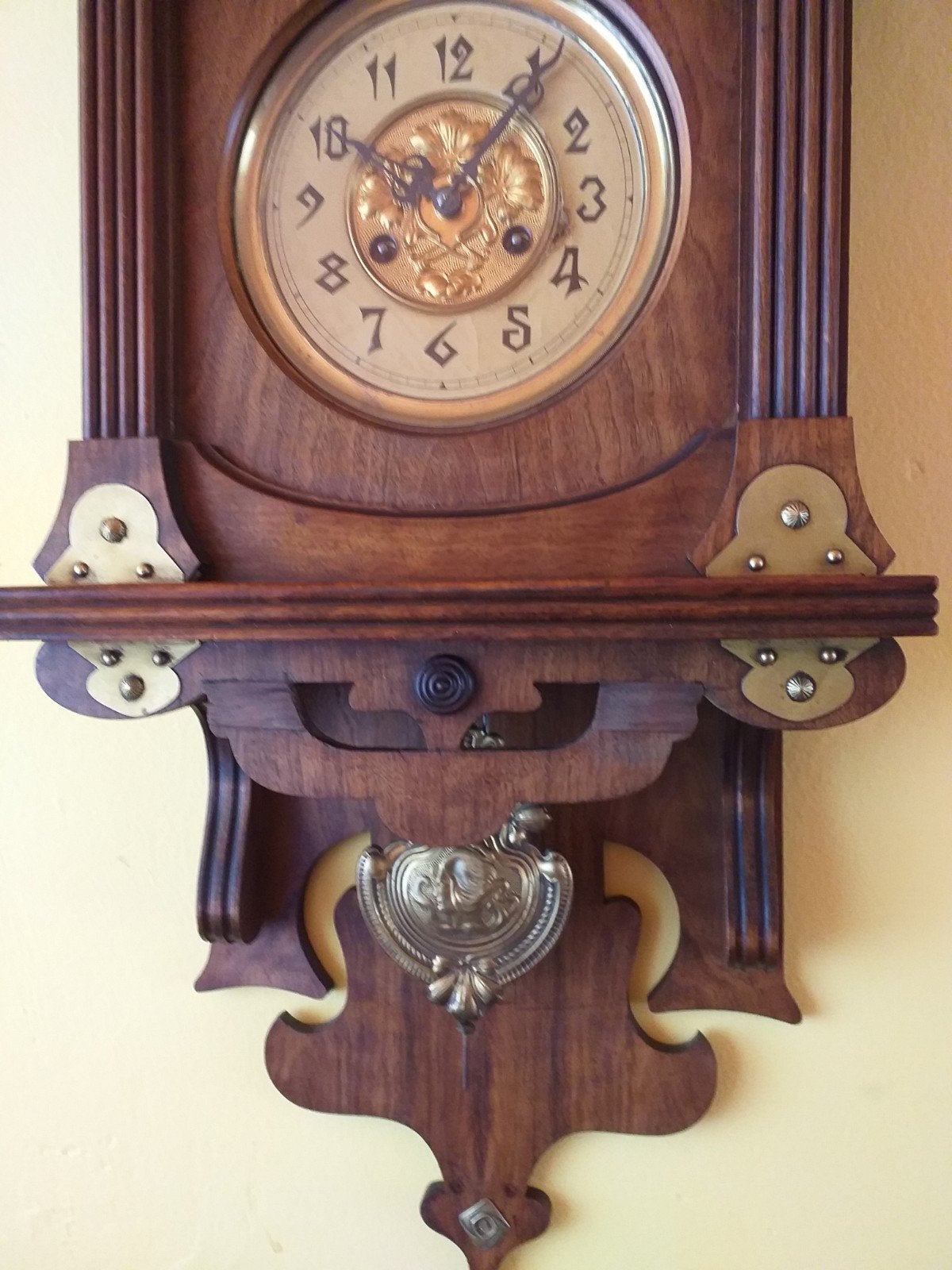Antieke Junghans  Pendule Regulator style 1890-1910, Antiek en Kunst, Antiek | Klokken, Ophalen