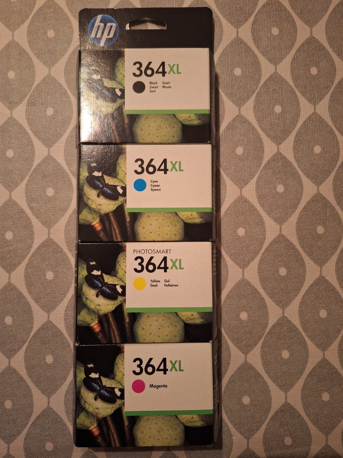 HP 364XL Inktcartridges - Zwart, Cyaan, Geel, Magenta, Ophalen, Nieuw