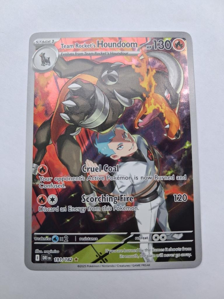 Team Rocket's Houndoom 191, Ophalen of Verzenden, Zo goed als nieuw
