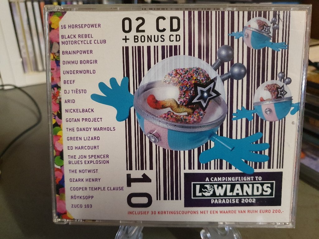 A Campingflight To Lowlands Paradise 2002 3CD, Ophalen, Zo goed als nieuw