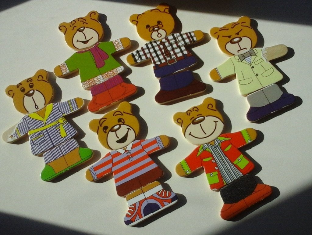 Houten puzzel van Eickhorn Teddy Bears, Ophalen, Zo goed als nieuw, Overige typen