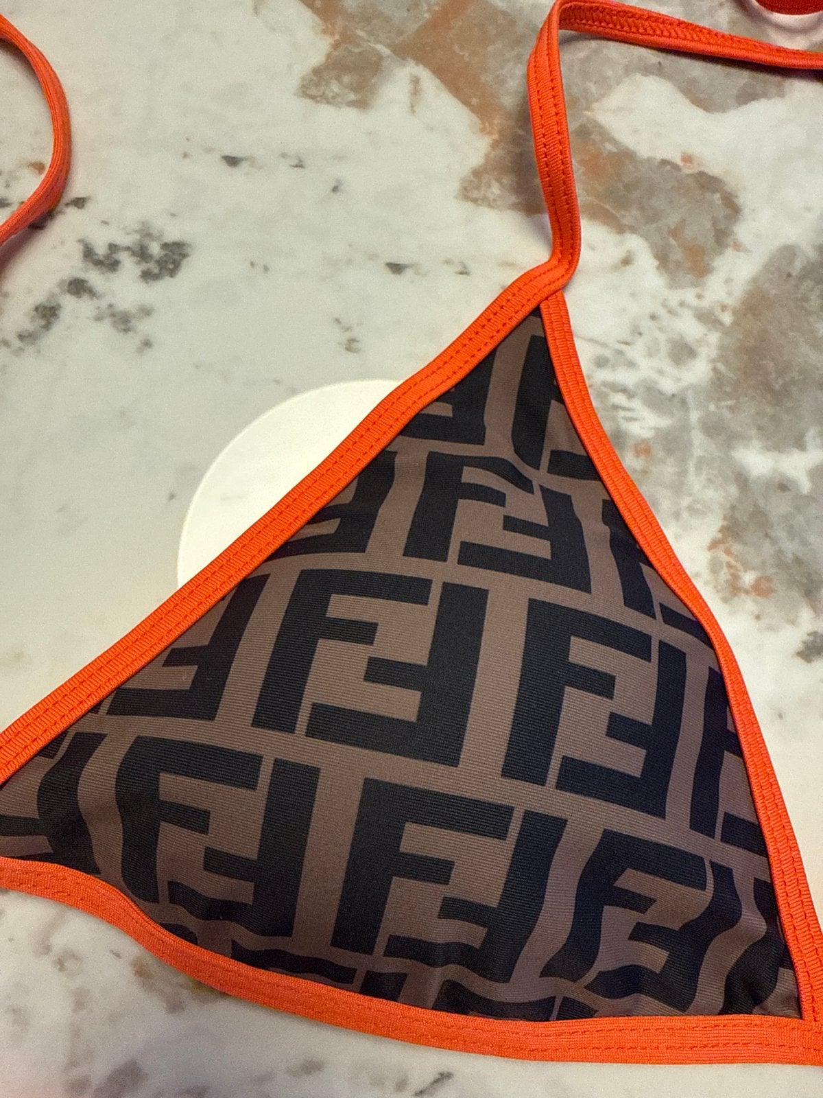 Fendi Bikini Maat M - Zo goed als nieuw, Kleding | Dames, Ophalen of Verzenden, Zo goed als nieuw, Oranje, Bikini