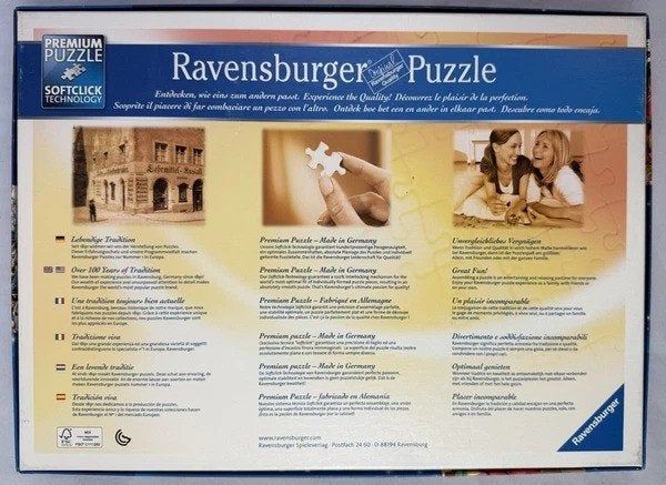 Ravensburger Disney puzzel aan boord voor Kerst 1000, Verzenden, 500 t/m 1500 stukjes, Zo goed als nieuw, Legpuzzel