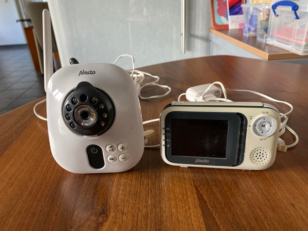 Alecto DVM-80 Babyfoon met Camera en Terugspreekfunctie+lamp, Ophalen, Gebruikt, 250 meter of meer, Camera