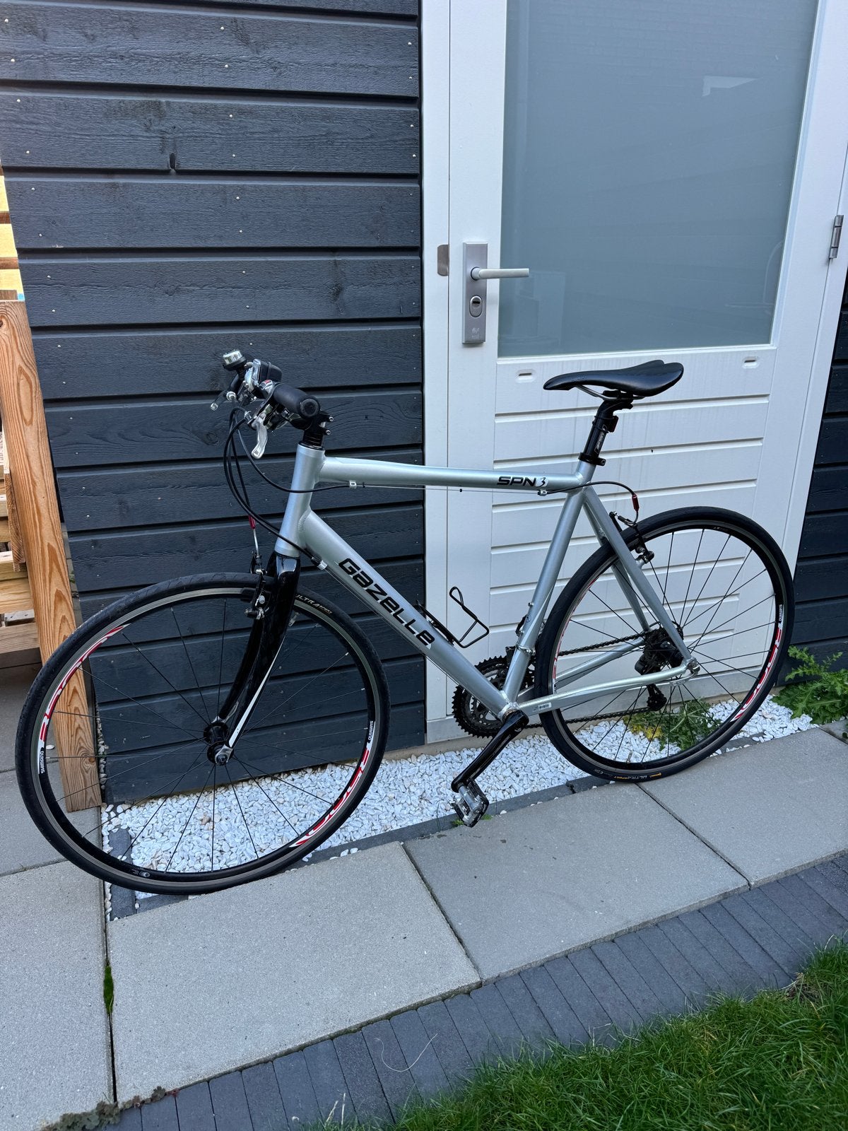 Gazelle SPN3 hybride fiets - Shimano Ultegra, Ophalen, 28 inch, Gebruikt, Velgrem