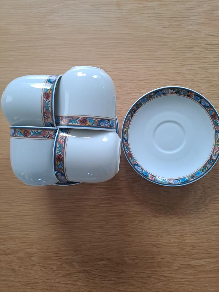 4 kop en schotels Kronester Bavaria, Huis en Inrichting, Keuken | Servies, Ophalen, Zo goed als nieuw, Overige stijlen, Kop(pen) en/of Schotel(s)