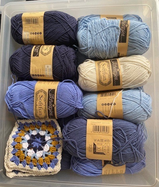Scheepjes Softfun garen  + patroon vest, Hobby en Vrije tijd, Ophalen, Gebruikt, Breien of Haken, Wol of Garen