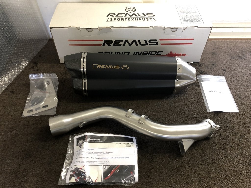 Remus 8 uitlaat demper Triumph Tiger Sport 1050 Sport 17-20, Motoren, Verzenden, Nieuw, Office@remus.at, REMUS Innovation GmbH