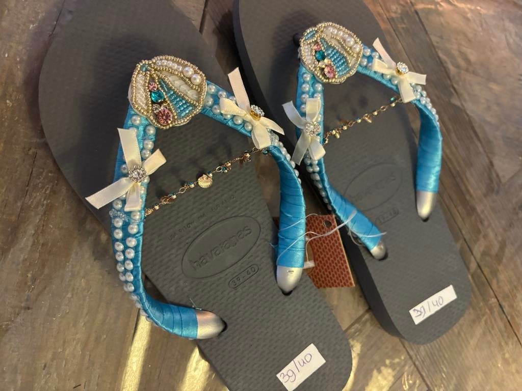 Havainas met strass steentjes, Slippers, Overige kleuren, Nieuw, Ophalen of Verzenden