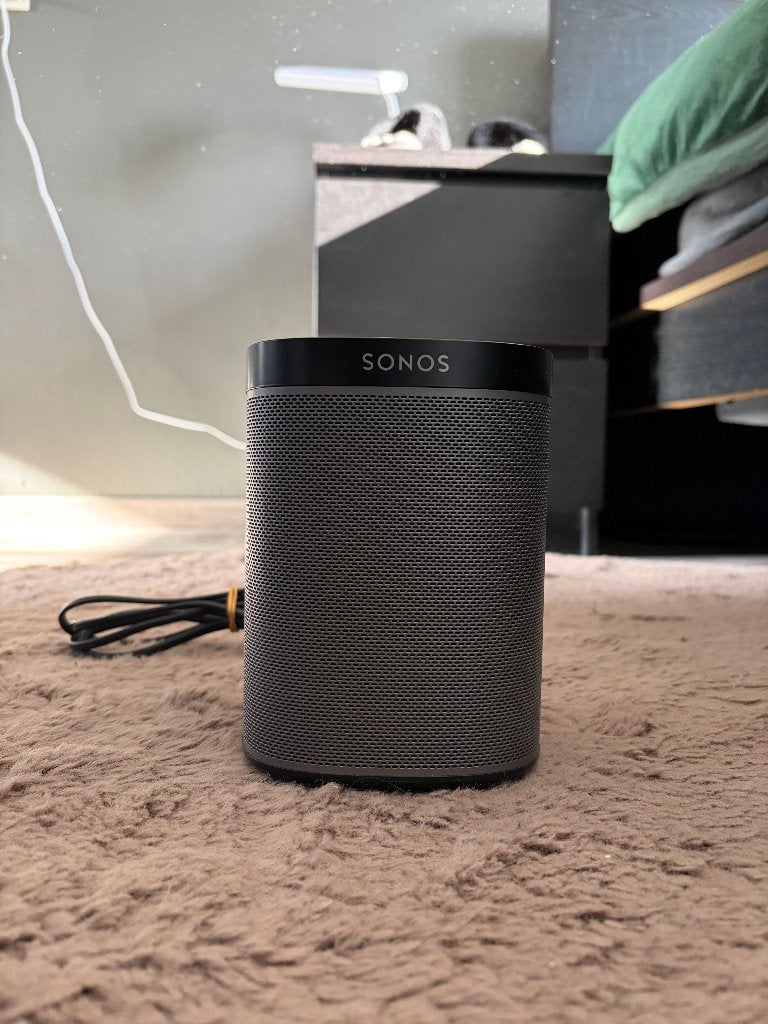1x Sonos Play1 Zwart Topstaat (Nieuwste Sonos App S2!), Audio, Tv en Foto, Stereo speakers, 120 tot 150 watt, Ophalen of Verzenden