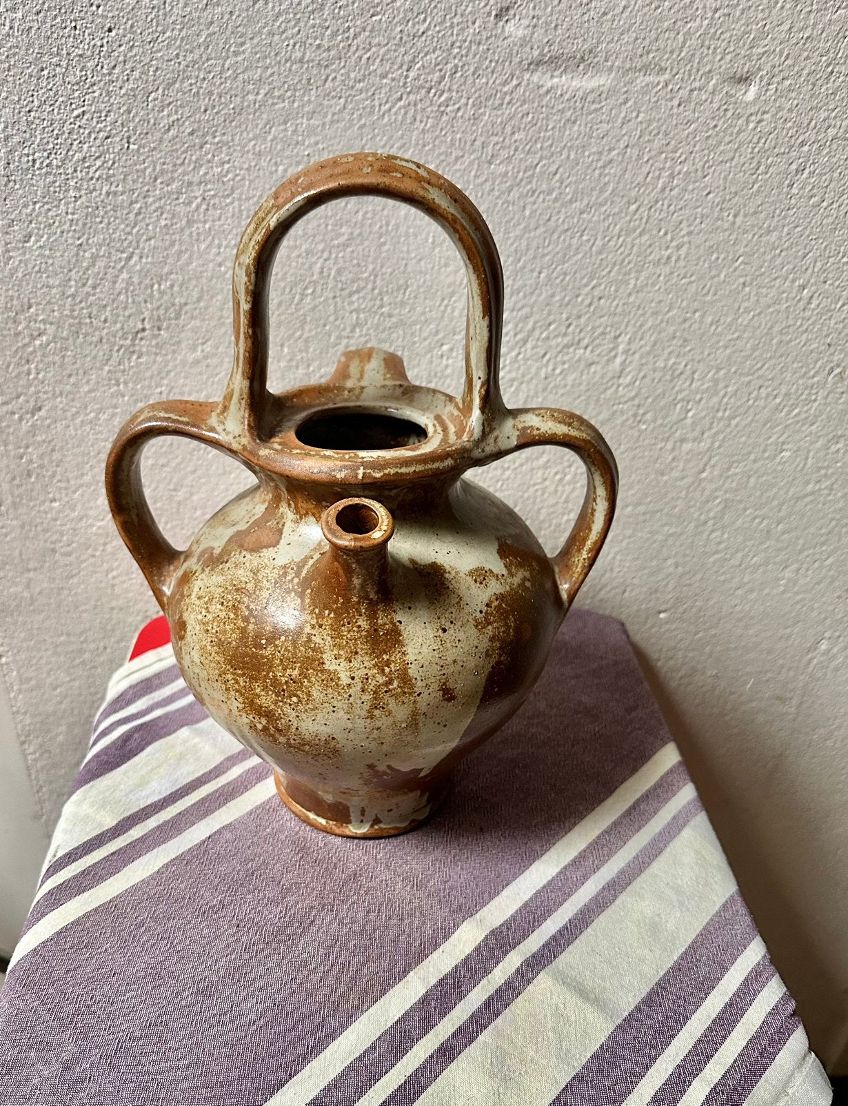 Mooie aparte aardewerk kruik, Ophalen of Verzenden