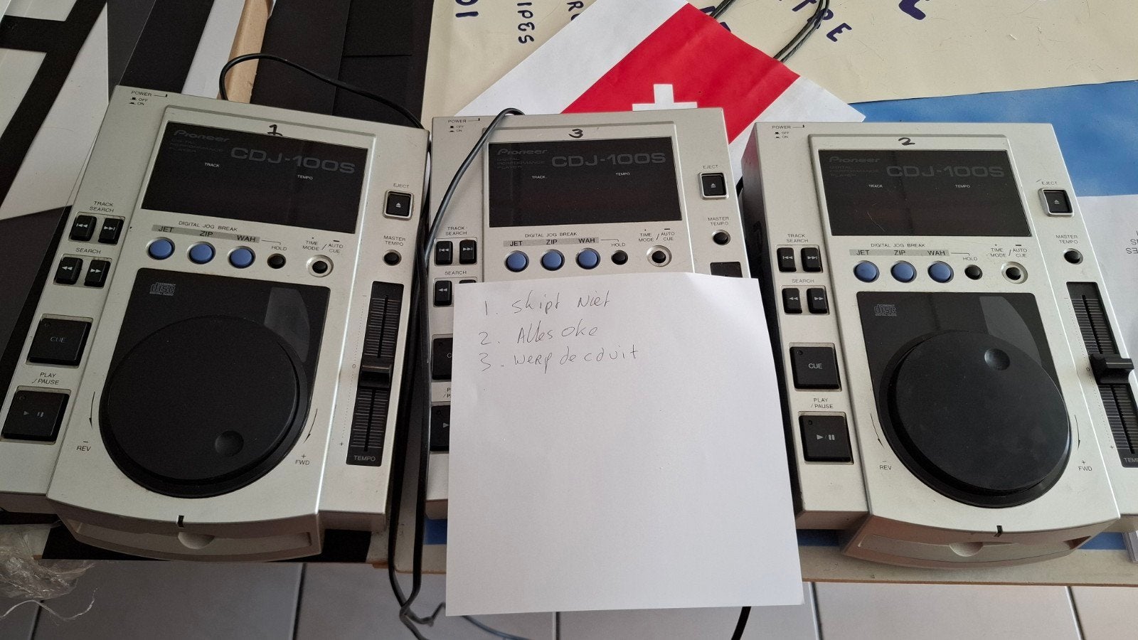 pioneer cd spelers cdj 100s, Muziek en Instrumenten, Dj-sets en Draaitafels, Ophalen of Verzenden, Gebruikt, Pioneer