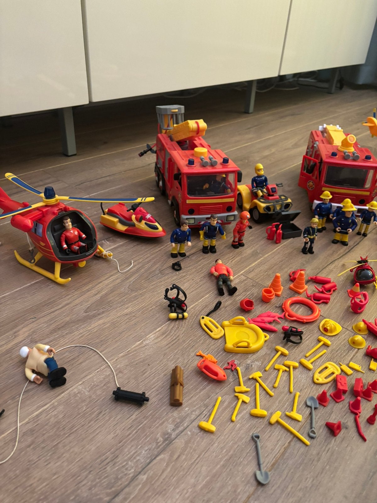 Hele set van Brandweerman Sam, Ophalen, Zo goed als nieuw