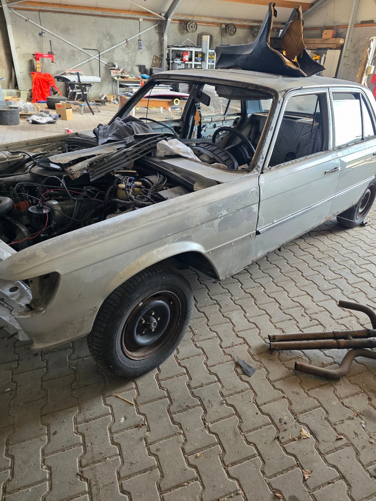 Mercedes W116 Spatborden, deuren, motorkap, kofferklep, Ophalen of Verzenden, Gebruikt, Mercedes-Benz, Achterklep