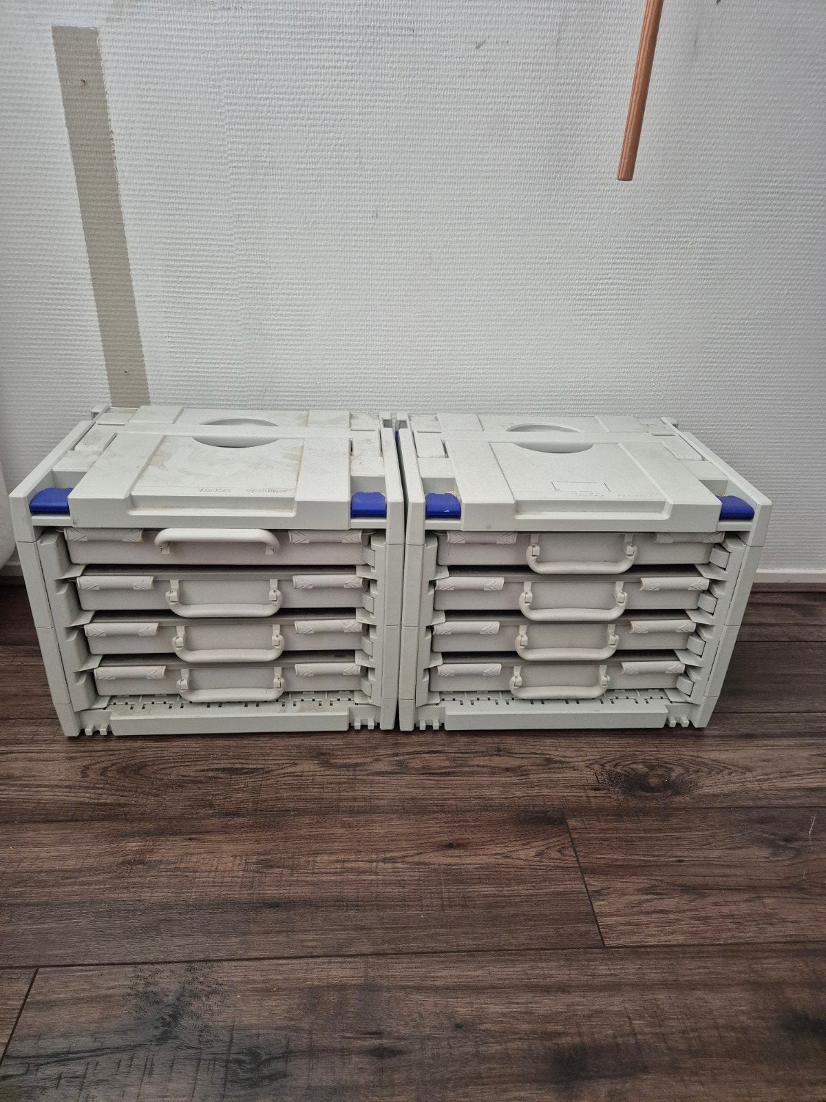 2x Tanos Systainer met organizers, Ophalen, Zo goed als nieuw