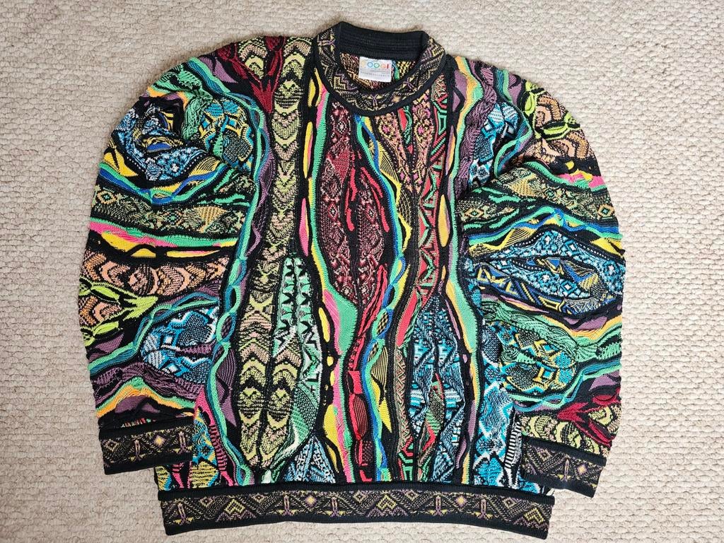 Zeldzame Coogi Australia Patern - size L (fits XL), Verzenden