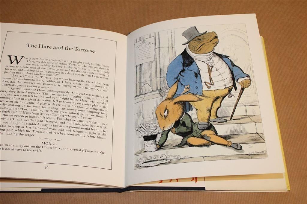 Fabels van Aesopus door C.H. Bennett — Vintage prentenboek, Ophalen of Verzenden, Gelezen